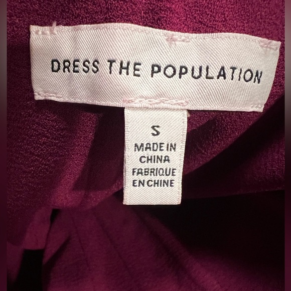 “Reposh” NWOT Dress the Poulation Bailey off the
shoulder Body con dress - Picture 5 of 6